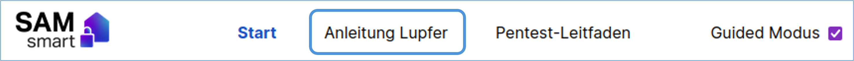 Navigation to user guide